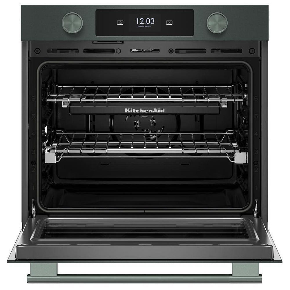 KitchenAid KOES730SJP Single Wall Oven, 30 inch Exterior Width, True Convection, 5 cu. ft. Capacity, Temperature Probe, WiFi Enabled, Air Fry, Juniper Colour