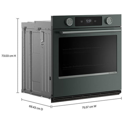 KitchenAid KOES730SJP Single Wall Oven, 30 inch Exterior Width, True Convection, 5 cu. ft. Capacity, Temperature Probe, WiFi Enabled, Air Fry, Juniper Colour