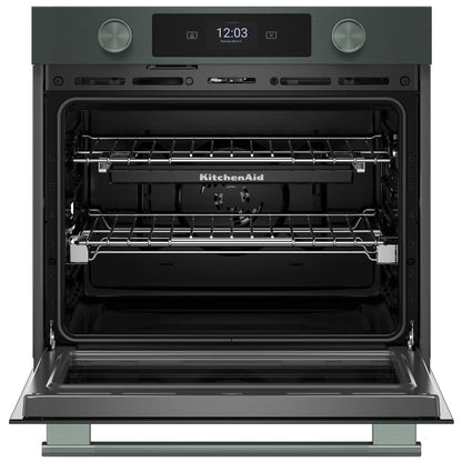 KitchenAid KOES730SJP Single Wall Oven, 30 inch Exterior Width, True Convection, 5 cu. ft. Capacity, Temperature Probe, WiFi Enabled, Air Fry, Juniper Colour