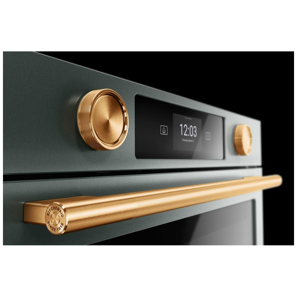 KitchenAid KOES730SJP Single Wall Oven, 30 inch Exterior Width, True Convection, 5 cu. ft. Capacity, Temperature Probe, WiFi Enabled, Air Fry, Juniper Colour