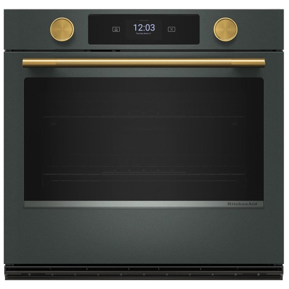 KitchenAid KOES730SJP Single Wall Oven, 30 inch Exterior Width, True Convection, 5 cu. ft. Capacity, Temperature Probe, WiFi Enabled, Air Fry, Juniper Colour