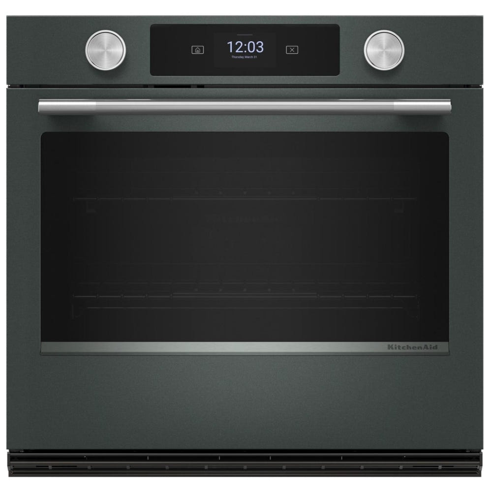 KitchenAid KOES730SJP Single Wall Oven, 30 inch Exterior Width, True Convection, 5 cu. ft. Capacity, Temperature Probe, WiFi Enabled, Air Fry, Juniper Colour