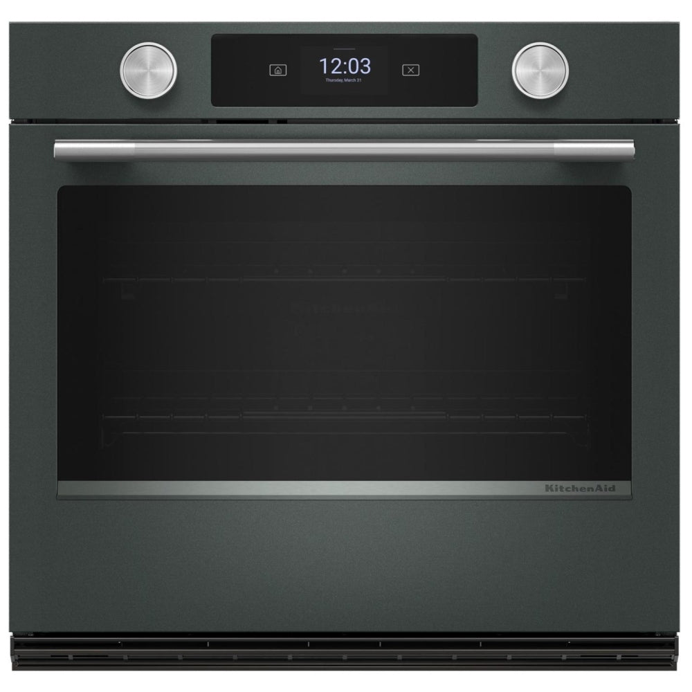 KitchenAid KOES730SJP Single Wall Oven, 30 inch Exterior Width, True Convection, Self Clean, 5 cu. ft. Capacity, Temperature Probe, Wifi Enabled, Air Fry, Juniper colour