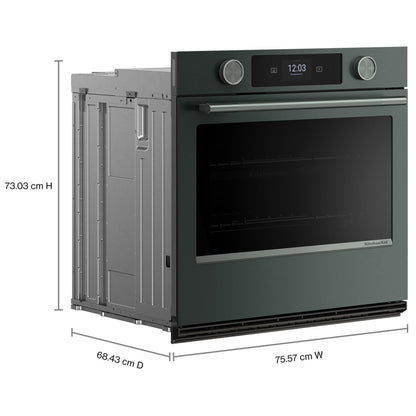 KitchenAid KOES730SJP Single Wall Oven, 30 inch Exterior Width, True Convection, 5 cu. ft. Capacity, Temperature Probe, WiFi Enabled, Air Fry, Juniper Colour