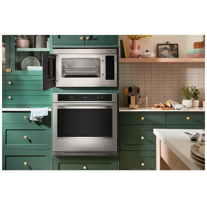 KitchenAid KOES730SPS Single Wall Oven, 30 inch Exterior Width, True Convection, 5 cu. ft. Capacity, Temperature Probe, WiFi Enabled, Air Fry, PrintShield Stainless colour
