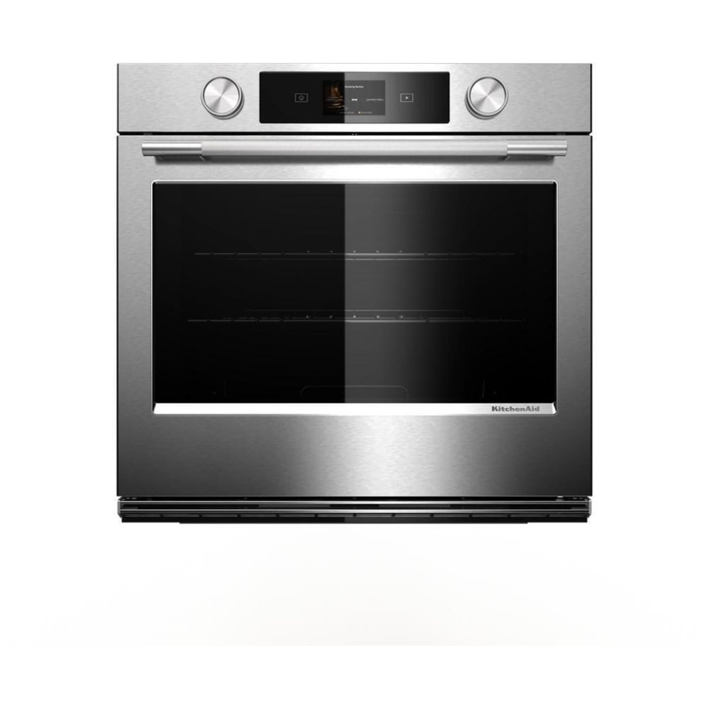 KitchenAid KOES730SPS Single Wall Oven, 30 inch Exterior Width, True Convection, 5 cu. ft. Capacity, Temperature Probe, WiFi Enabled, Air Fry, PrintShield Stainless colour