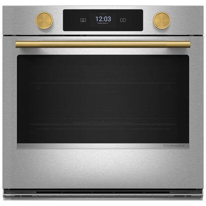 KitchenAid KOES730SPS Single Wall Oven, 30 inch Exterior Width, True Convection, 5 cu. ft. Capacity, Temperature Probe, WiFi Enabled, Air Fry, PrintShield Stainless colour