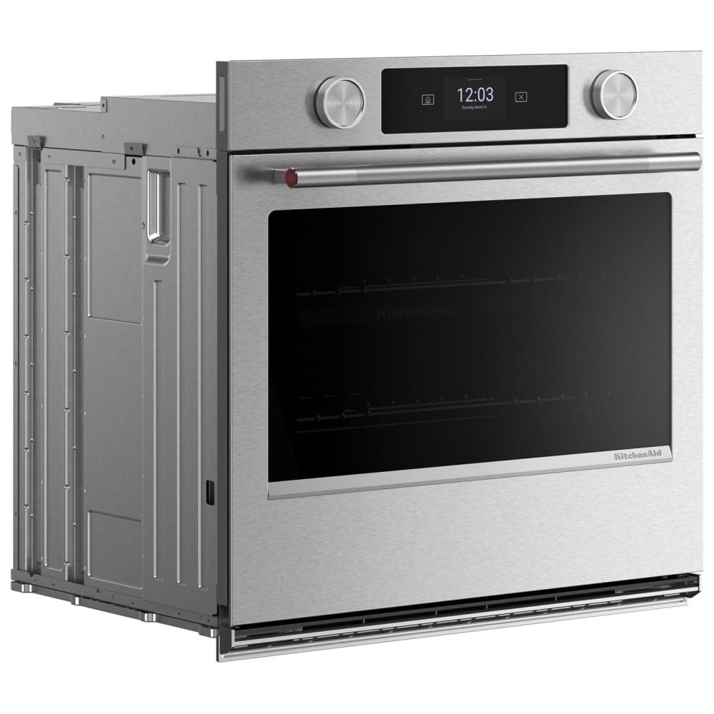 KitchenAid KOES730SPS Single Wall Oven, 30 inch Exterior Width, True Convection, 5 cu. ft. Capacity, Temperature Probe, WiFi Enabled, Air Fry, PrintShield Stainless colour