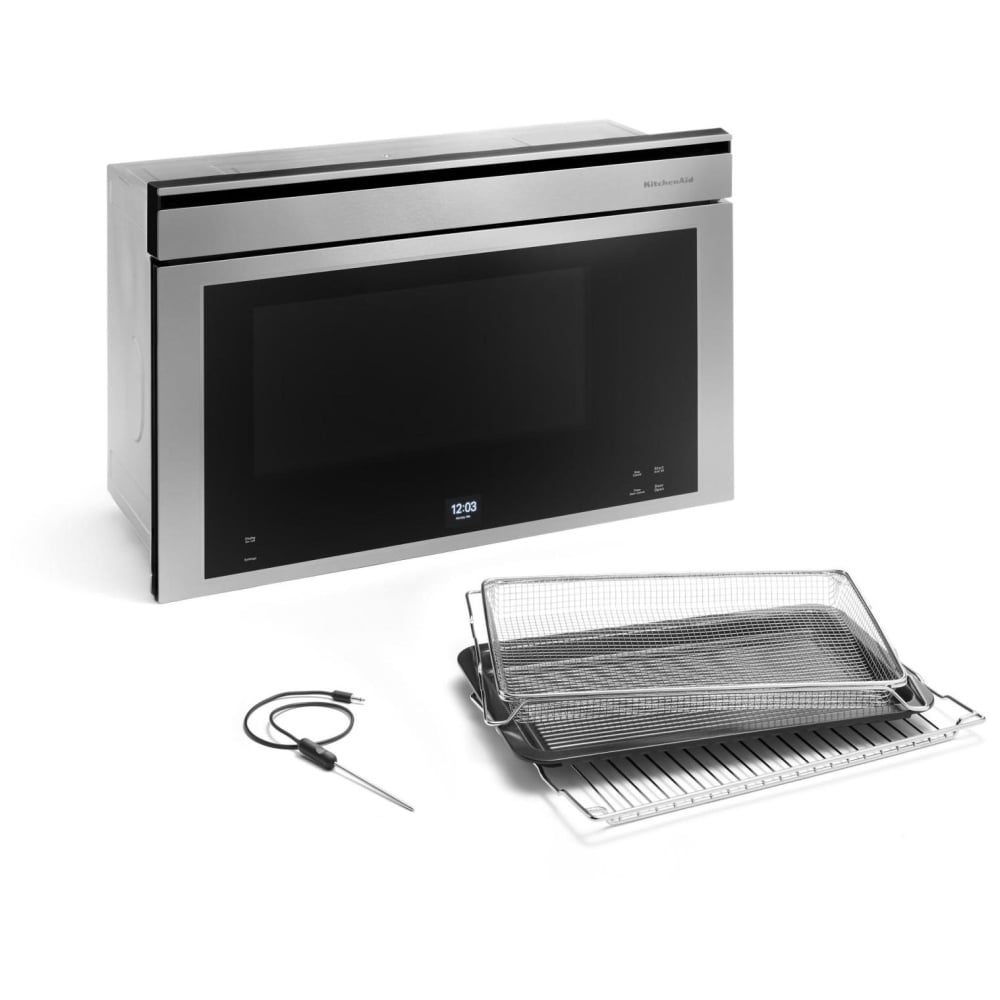 KitchenAid KOES730SPS Single Wall Oven, 30 inch Exterior Width, True Convection, 5 cu. ft. Capacity, Temperature Probe, WiFi Enabled, Air Fry, PrintShield Stainless colour