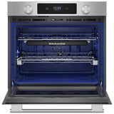 KitchenAid KOES730SPS Single Wall Oven, 30 inch Exterior Width, True Convection, Self Clean, 5 cu. ft. Capacity, Temperature Probe, Wifi Enabled, Air Fry, PrintShield Stainless colour
