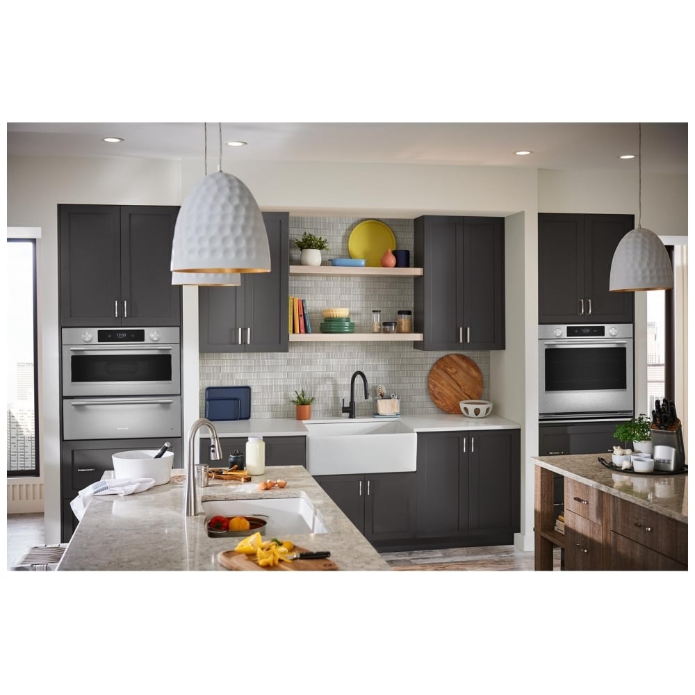 KitchenAid KOES730SPS Single Wall Oven, 30 inch Exterior Width, True Convection, 5 cu. ft. Capacity, Temperature Probe, WiFi Enabled, Air Fry, PrintShield Stainless colour