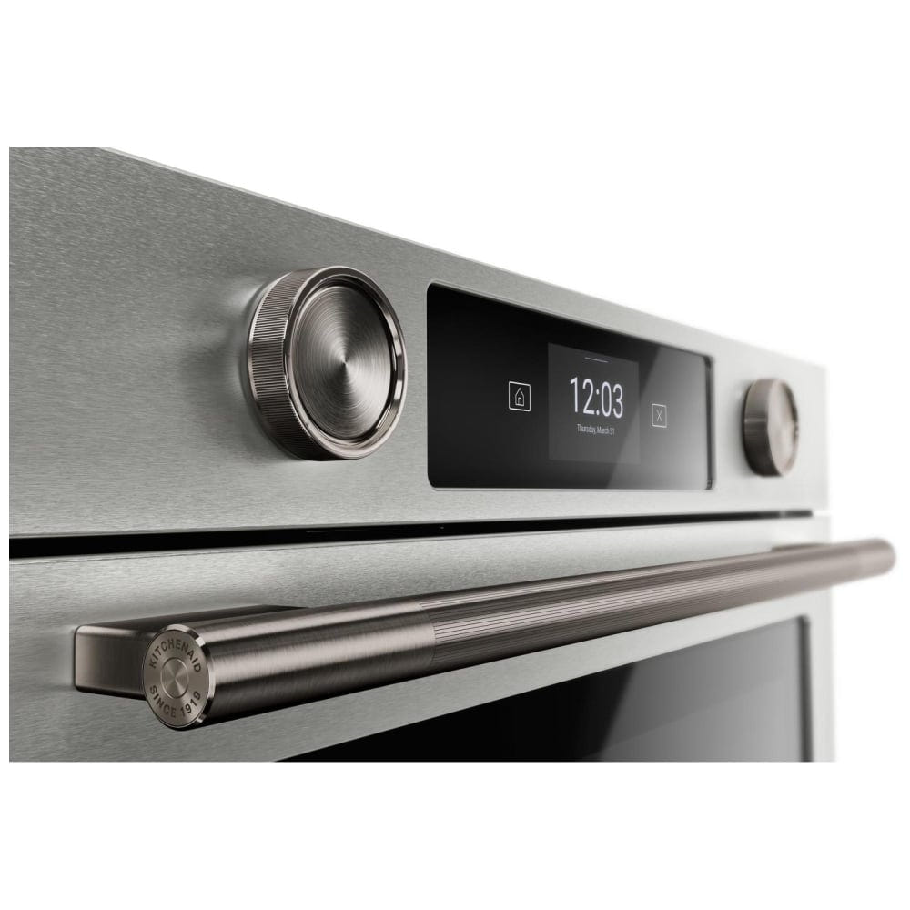 KitchenAid KOES730SPS Single Wall Oven, 30 inch Exterior Width, True Convection, 5 cu. ft. Capacity, Temperature Probe, WiFi Enabled, Air Fry, PrintShield Stainless colour