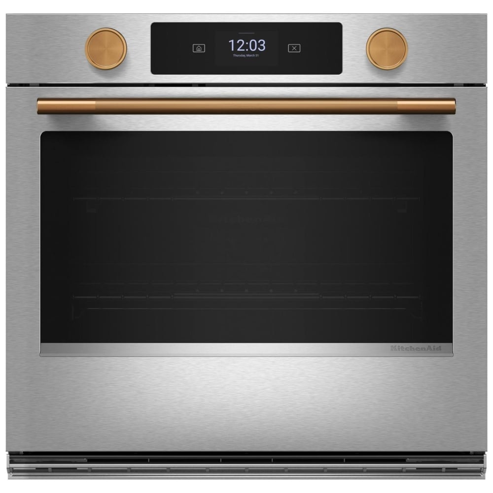 KitchenAid KOES730SPS Single Wall Oven, 30 inch Exterior Width, True Convection, 5 cu. ft. Capacity, Temperature Probe, WiFi Enabled, Air Fry, PrintShield Stainless colour