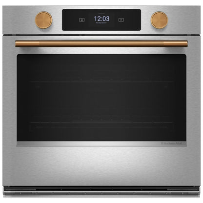 KitchenAid KOES730SPS Single Wall Oven, 30 inch Exterior Width, True Convection, 5 cu. ft. Capacity, Temperature Probe, WiFi Enabled, Air Fry, PrintShield Stainless colour