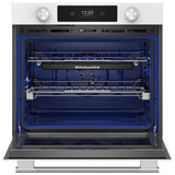 KitchenAid KOES730SWH Single Wall Oven, 30 inch Exterior Width, True Convection, Self Clean, 5 cu. ft. Capacity, Temperature Probe, Wifi Enabled, Air Fry, White colour