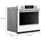 KitchenAid KOES730SWH Single Wall Oven, 30 inch Exterior Width, True Convection, Self Clean, 5 cu. ft. Capacity, Temperature Probe, Wifi Enabled, Air Fry, White colour