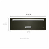 KitchenAid KOWT100EBS Warmer Drawer, 30 inch Exterior Width, 5 cu. ft. Capacity, Black Stainless Steel colour