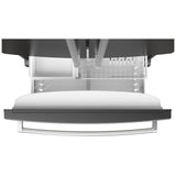 KitchenAid KRFC136RBS Counter Depth French Door Refrigerator, 36 inch Width, 20 cu. ft. Capacity, Counter Depth, Water Dispenser (Interior), Ice Dispenser (Freezer Located), ENERGY STAR Certified, Black Stainless Steel colour