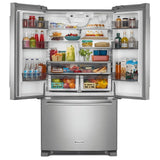 KitchenAid KRFC136RPS Counter Depth French Door Refrigerator, 36 inch Width, 20 cu. ft. Capacity, Counter Depth, Water Dispenser (Interior), Ice Dispenser (Freezer Located), ENERGY STAR Certified, Stainless Steel colour