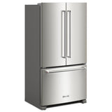 KitchenAid KRFC136RPS Counter Depth French Door Refrigerator, 36 inch Width, 20 cu. ft. Capacity, Counter Depth, Water Dispenser (Interior), Ice Dispenser (Freezer Located), ENERGY STAR Certified, Stainless Steel colour