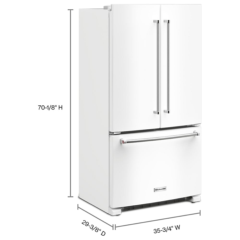 KitchenAid KRFC136RWH French Door Refrigerator