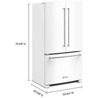KitchenAid KRFC136RWH French Door Refrigerator