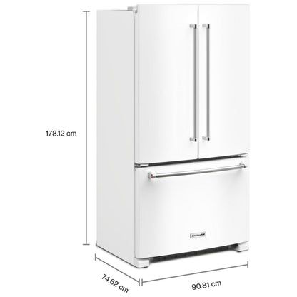KitchenAid KRFC136RWH French Door Refrigerator