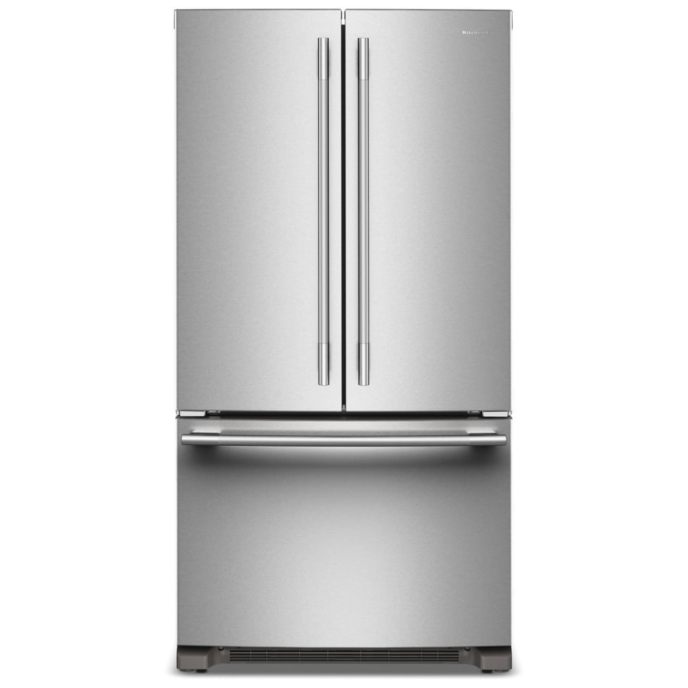 KitchenAid KRFC136SPS French Door Refrigerator, 36 inch Width, 20 cu. ft. Capacity, Counter Depth, Water Dispenser (Interior), Ice Dispenser (Freezer Located), ENERGY STAR Certified, PrintShield Stainless colour