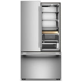 KitchenAid KRFC236SPS Counter Depth French Door Refrigerator, 36 inch Width, 24.3 cu. ft. Capacity, Counter Depth, Water Dispenser (Interior), Ice Dispenser (Freezer Located), ENERGY STAR Certified, PrintShield Stainless colour