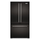 KitchenAid KRFC302EBS Counter Depth French Door Refrigerator, 36 inch Width, 21.9 cu. ft. Capacity, Counter Depth, Water Dispenser (Interior), Ice Dispenser (Freezer Located), Black Stainless Steel colour