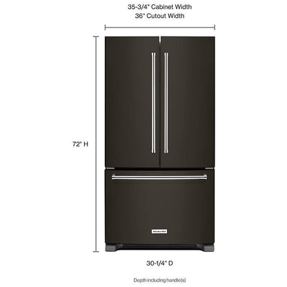 KitchenAid KRFC302EBS French Door Refrigerator
