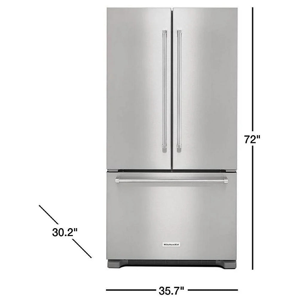 KitchenAid KRFC302ESS 法式门冰箱