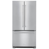 KitchenAid KRFC302ESS Counter Depth French Door Refrigerator, 36 inch Width, 21.9 cu. ft. Capacity, Counter Depth, Water Dispenser (Interior), Ice Dispenser (Freezer Located), Stainless Steel colour