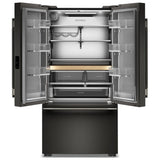 KitchenAid KRFC336SBE French Door Refrigerator, 36 inch Width, 24.8 cu. ft. Capacity, Counter Depth, Water Dispenser (Interior), Ice Dispenser (Freezer Located), ENERGY STAR Certified
