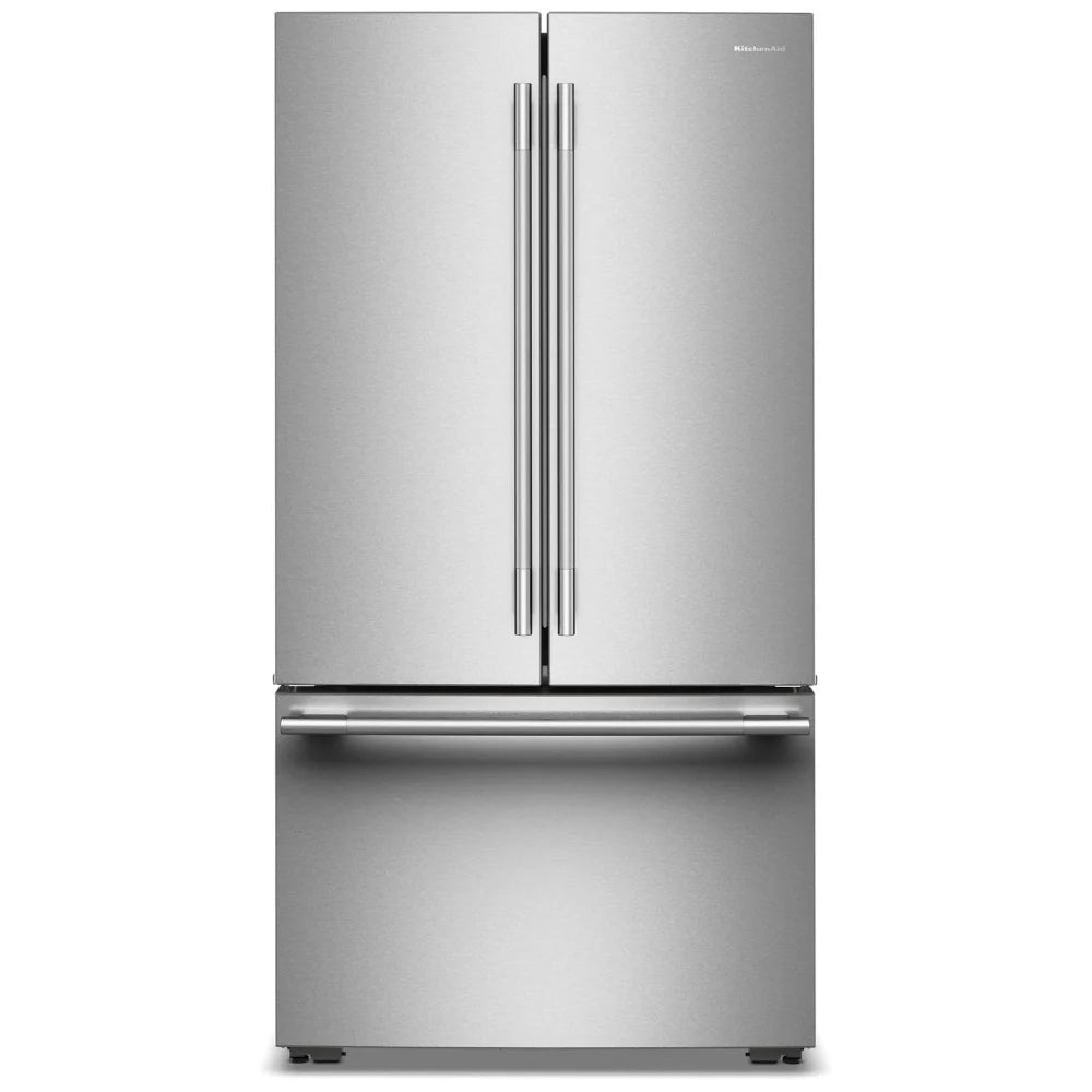 KitchenAid KRFC336SPS Counter Depth Refrigerator, 36 inch Width, Counter Depth, Ice Dispenser (Freezer Located), Water Dispenser (Interior), ENERGY STAR Certified, 24.8 cu. ft. Capacity, PrintShield Stainless Steel colour