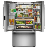 KitchenAid KRFC536SPS French Door Refrigerator, 36 inch Width, 23.1 cu. ft. Capacity, Counter Depth, Water Dispenser (Exterior), Ice Dispenser (Thru Door), ENERGY STAR Certified, Stainless Steel colour, EveryDrop™ Water Filtration, In-Door-Ice® Storage