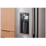 KitchenAid KRFC536SPS French Door Refrigerator, 36 inch Width, 23.1 cu. ft. Capacity, Counter Depth, Water Dispenser (Exterior), Ice Dispenser (Thru Door), ENERGY STAR Certified, Stainless Steel colour, EveryDrop™ Water Filtration, In-Door-Ice® Storage