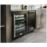 KitchenAid KRFC704FBS Counter Depth French Door Refrigerator, 36 inch Width, 23.8 cu. ft. Capacity, Counter Depth, Water Dispenser (Exterior), Ice Dispenser (Thru Door), Black Stainless Steel colour