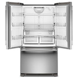 KitchenAid KRFF136SPS French Door Refrigerator, 36 inch Width, 25.2 cu. ft. Capacity, Water Dispenser (Interior), Ice Dispenser (Freezer Located), ENERGY STAR Certified, PrintShield Stainless colour