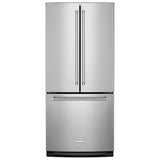 KitchenAid KRFF300ESS French Door Refrigerator, 30 inch Width, 19.7 cu. ft. Capacity, Water Dispenser (Interior), Ice Dispenser (Freezer Located), Stainless Steel colour