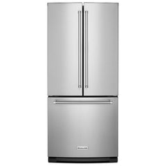 KitchenAid KRFF300ESS French Door Refrigerator, 30 inch Width, 19.7 cu. ft. Capacity, Water Dispenser (Interior), Ice Dispenser (Freezer Located), Stainless Steel colour