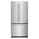 KitchenAid KRFF302ESS French Door Refrigerator, 33 inch Width, 22.1 cu. ft. Capacity, Water Dispenser (Interior), Ice Dispenser (Freezer Located), ENERGY STAR Certified, Stainless Steel colour