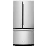 KitchenAid KRFF302ESS French Door Refrigerator, 33 inch Width, 22.1 cu. ft. Capacity, Water Dispenser (Interior), Ice Dispenser (Freezer Located), ENERGY STAR Certified, Stainless Steel colour