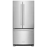 KitchenAid KRFF302ESS French Door Refrigerator, 33 inch Width, 22.1 cu. ft. Capacity, Water Dispenser (Interior), Ice Dispenser (Freezer Located), ENERGY STAR Certified, Stainless Steel colour