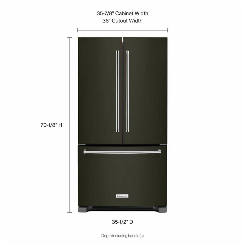 KitchenAid KRFF305EBS French Door Refrigerator