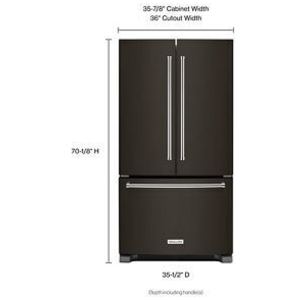 KitchenAid KRFF305EBS French Door Refrigerator