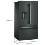 KitchenAid KRFF436SJP French Door Refrigerator, 36 inch Width, 30 cu. ft. Capacity, Water Dispenser (Exterior), Ice Dispenser (Thru Door), ENERGY STAR Certified, Juniper colour