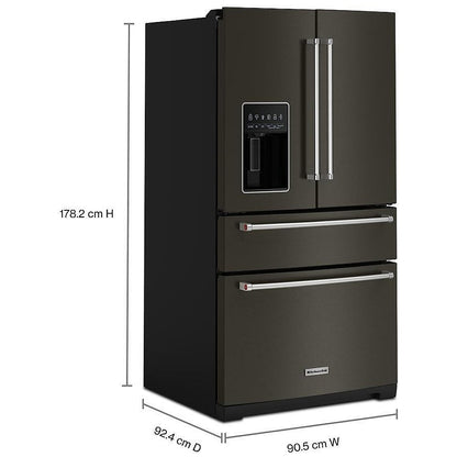 KitchenAid KRMF536RBS Full Size French Door Refrigerator