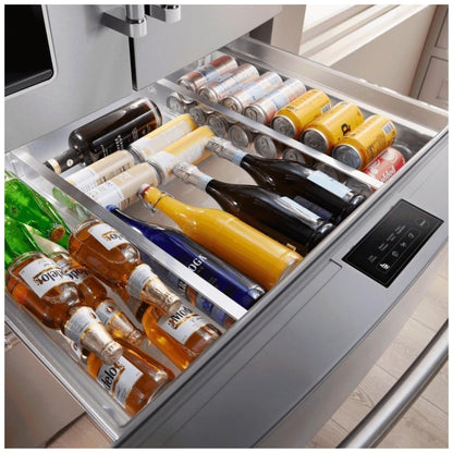 KitchenAid KRMF536RBS Full Size French Door Refrigerator