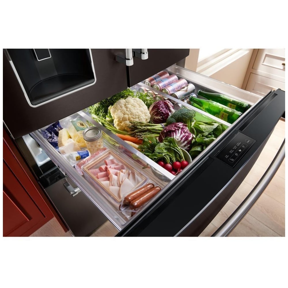 KitchenAid KRMF536RBS Full Size French Door Refrigerator